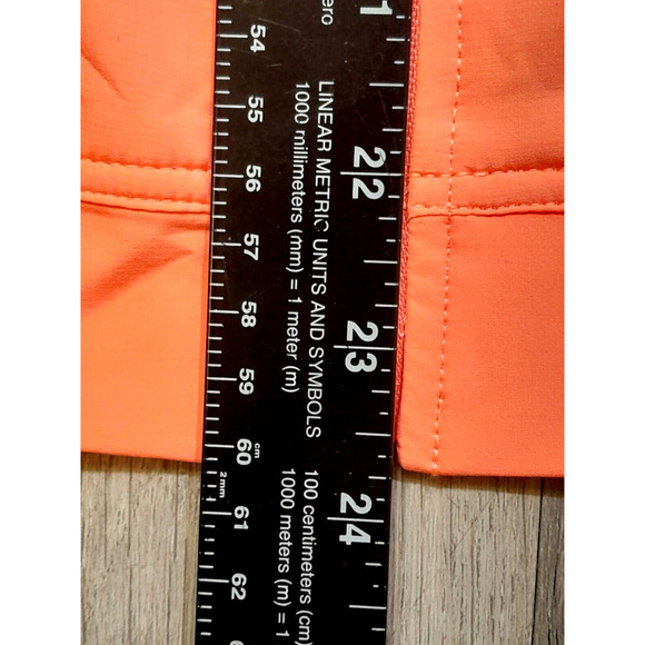 Zuda Womens Full Zip Flight Jacket Elastic Cuffs Long Sleeve Peach Size Small - Picture 15 of 15